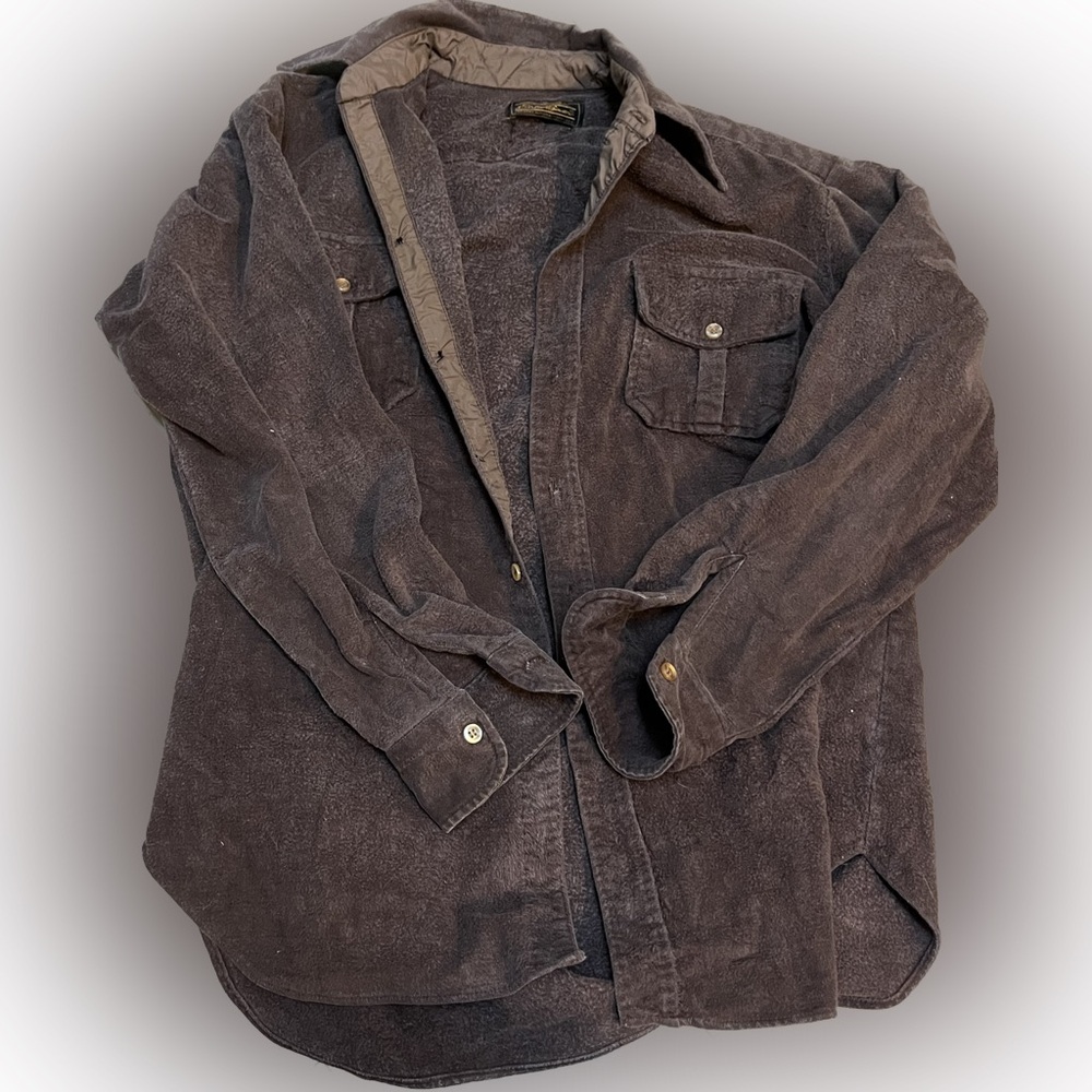 Eddie Bauer Dark Brown Shirt Jacket